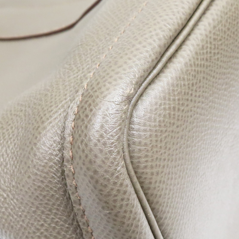 錫器灰 Garden Party 36 手提包 C刻【HERMES 愛馬仕】-9