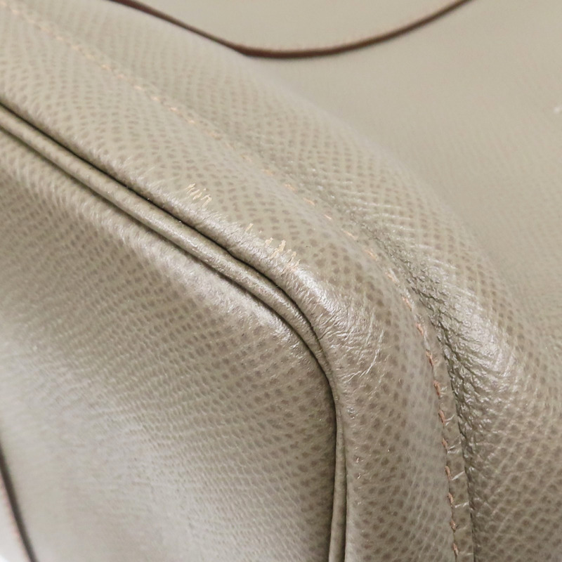 錫器灰 Garden Party 36 手提包 C刻【HERMES 愛馬仕】-12