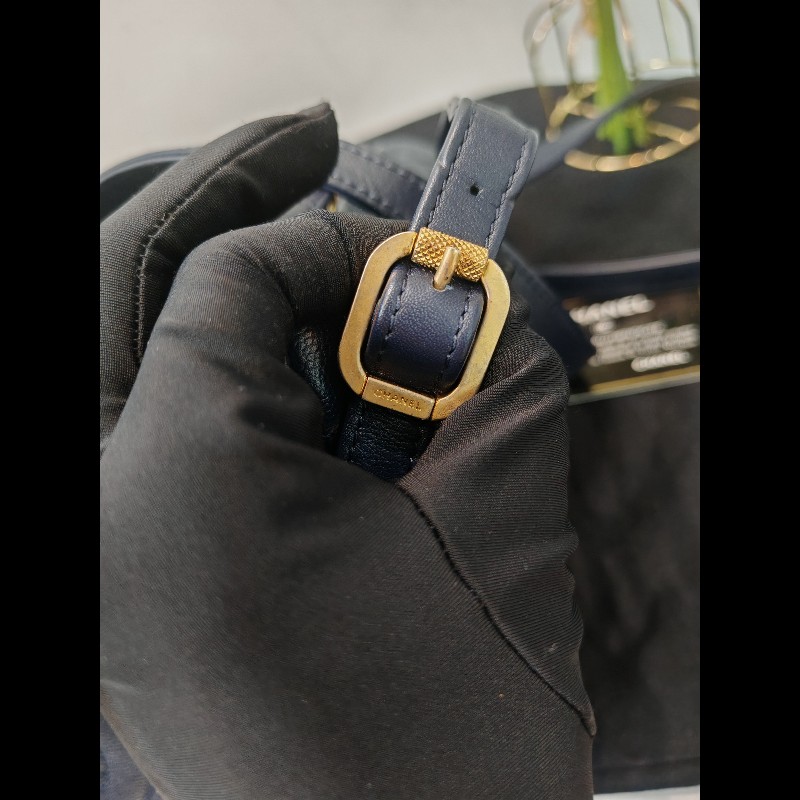 Chanel Backpack Caviar Navy-11