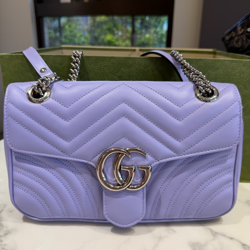 Gucci 馬夢  Marmont  香芋紫-1