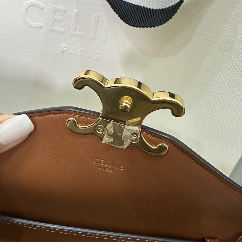 CELINE 奶茶色老花印花-3