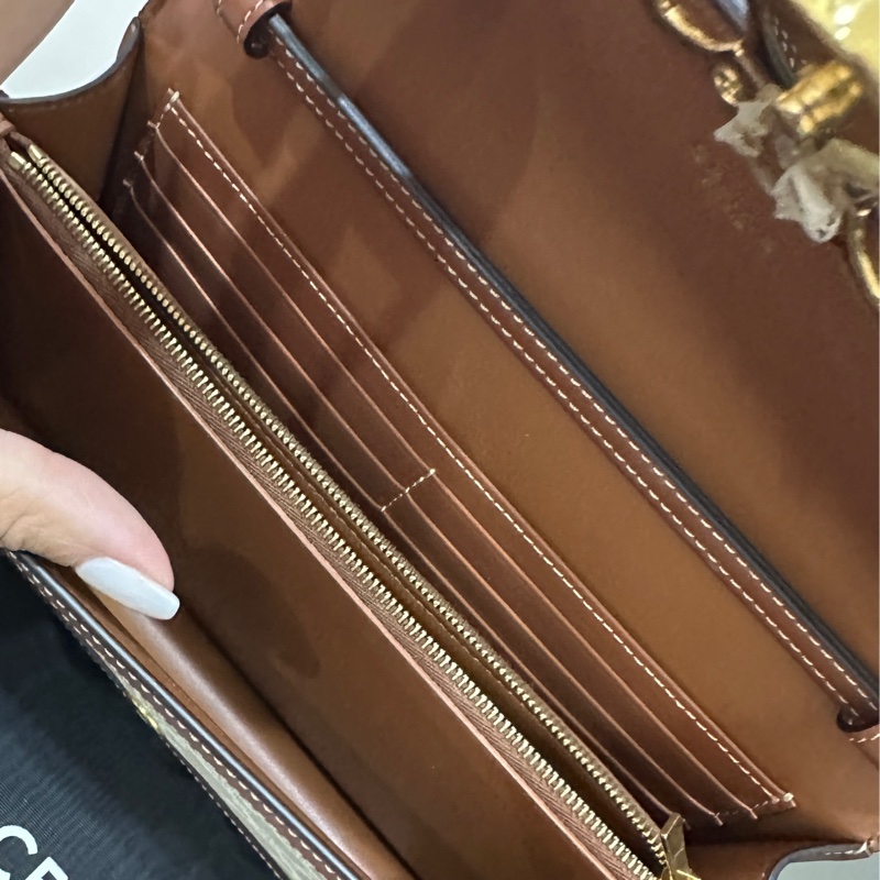 CELINE 奶茶色老花印花-8