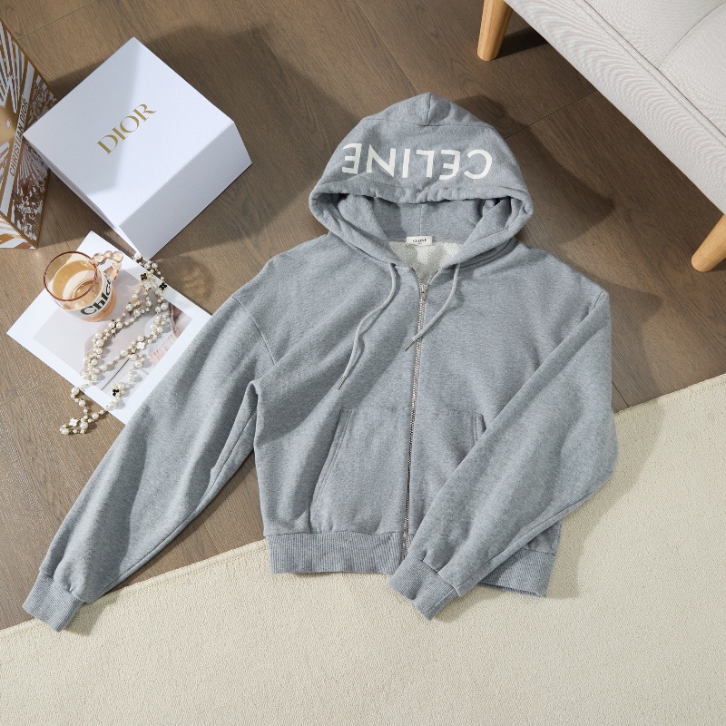 ❤️CELINE 連帽外套 帶Logo Lisa同款-0