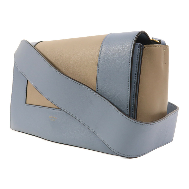 CELINE 牛皮皮革Frame金扣肩背袋-2