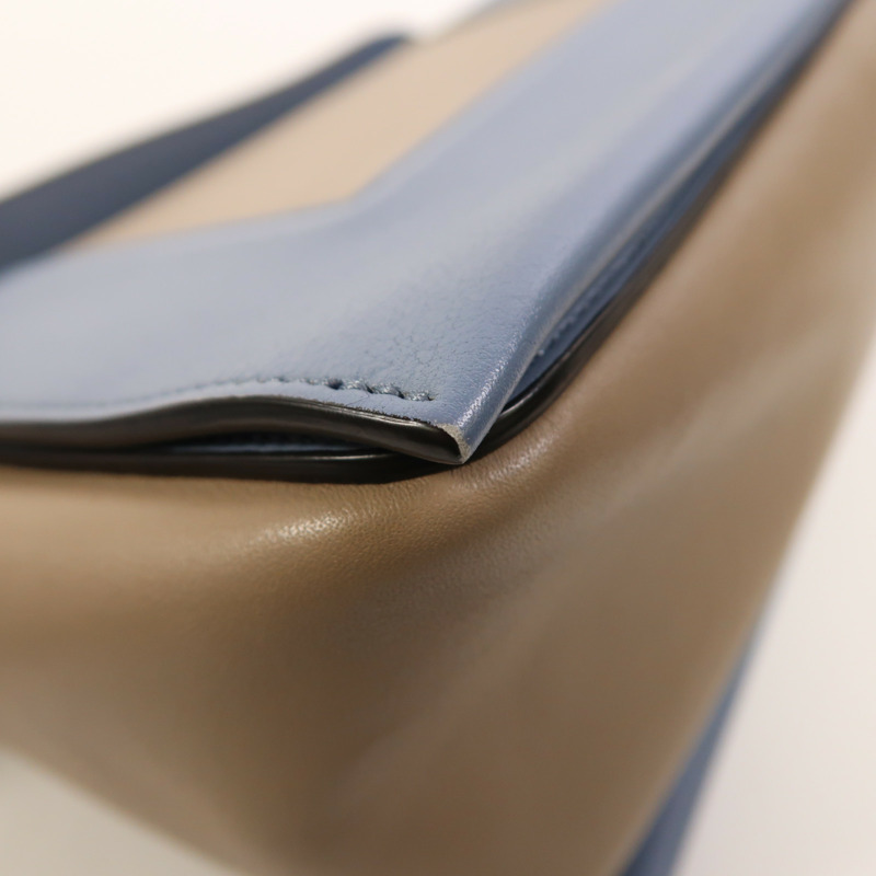 CELINE 牛皮皮革Frame金扣肩背袋-12