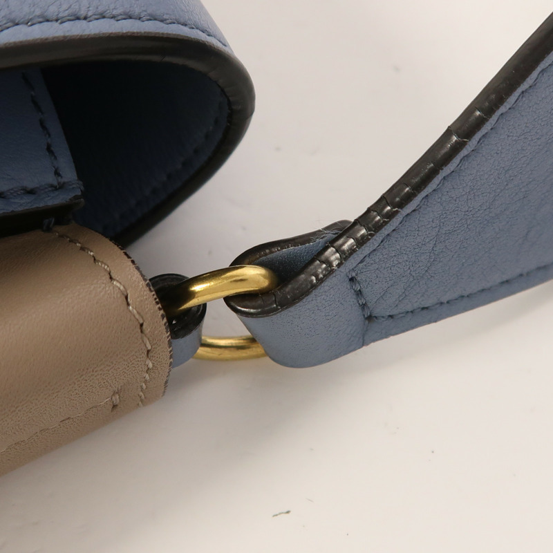 CELINE 牛皮皮革Frame金扣肩背袋-15