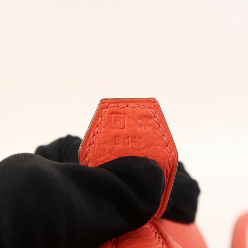HERMES Clemence皮革Bolide 31銀扣手挽肩背兩用袋Rose Jaipur-6