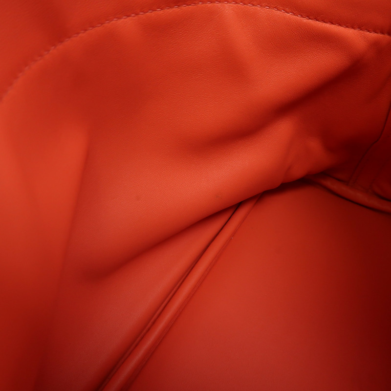 HERMES Clemence皮革Bolide 31銀扣手挽肩背兩用袋Rose Jaipur-15