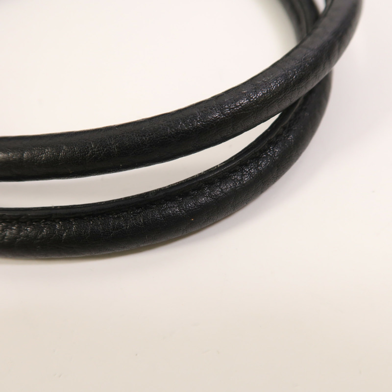 HERMES Negonda皮革Garden Party PM銀扣手挽袋Noir-16