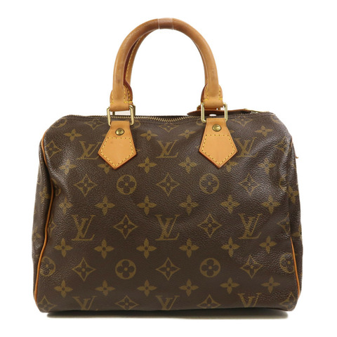 LOUIS VUITTON Monogram Speedy 25金扣手挽袋