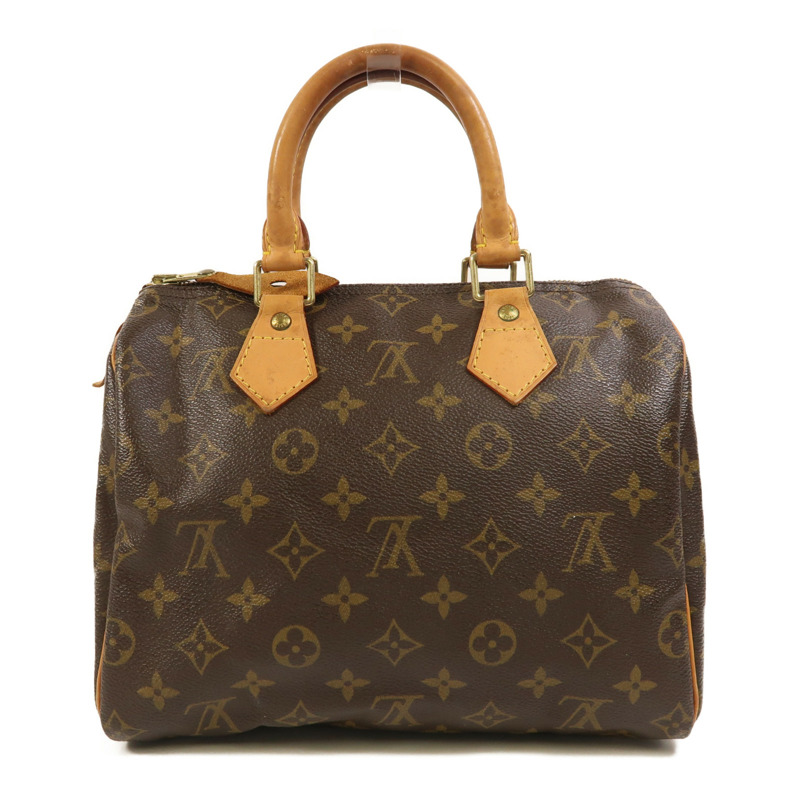 LOUIS VUITTON Monogram Speedy 25金扣手挽袋-1