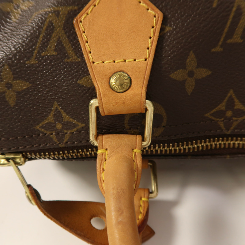 LOUIS VUITTON Monogram Speedy 25金扣手挽袋-16