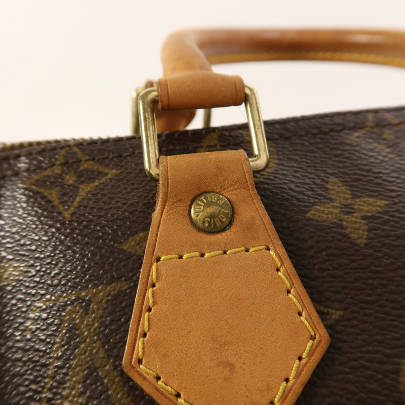 LOUIS VUITTON Monogram Speedy 25金扣手挽袋-17