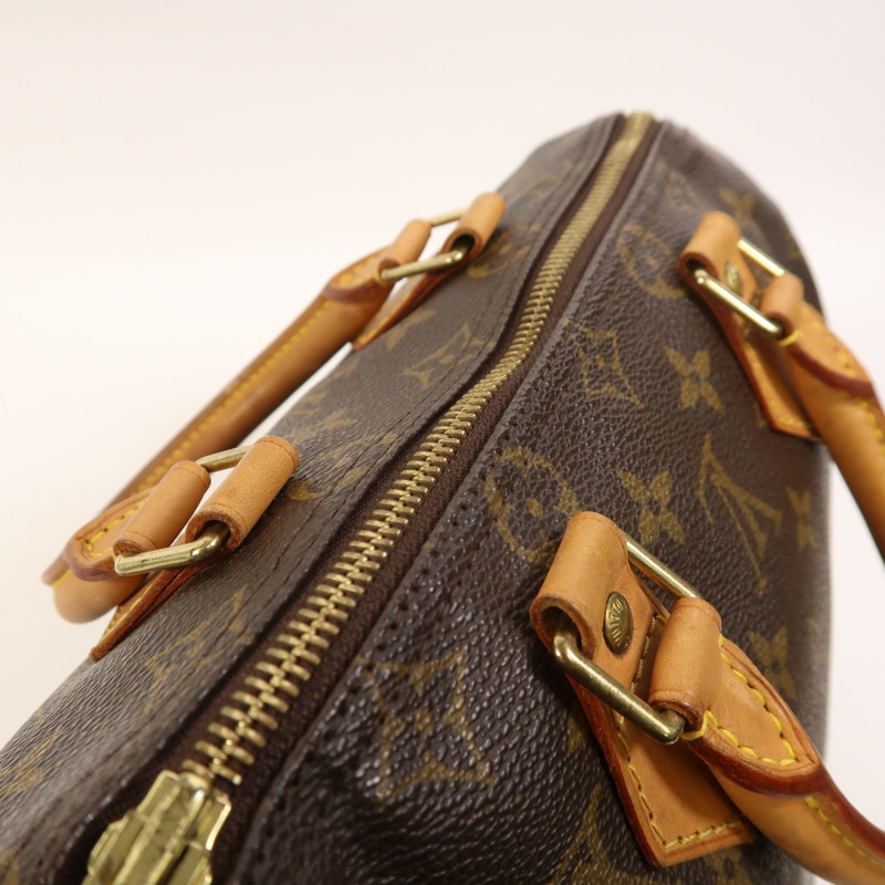 LOUIS VUITTON Monogram Speedy 25金扣手挽袋-19