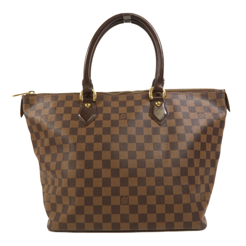 LOUIS VUITTON Damier Saleya MM金扣手挽袋-0