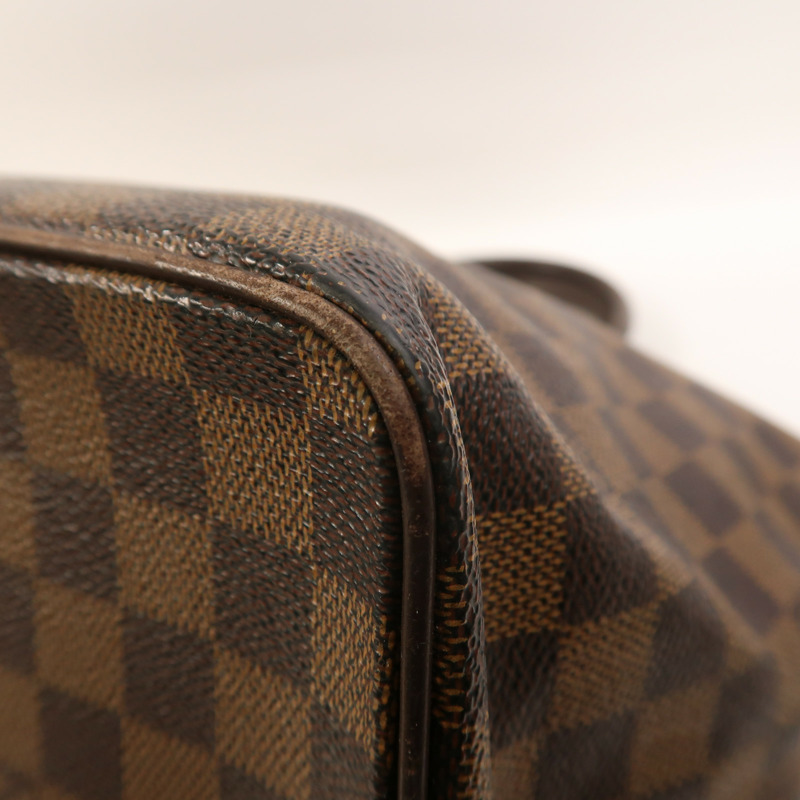 LOUIS VUITTON Damier Saleya MM金扣手挽袋-8