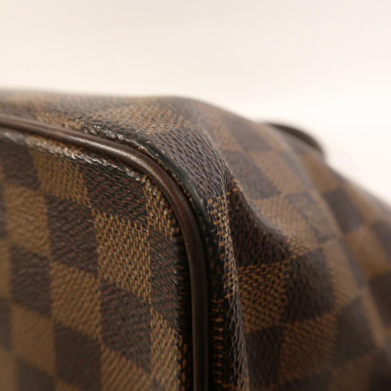 LOUIS VUITTON Damier Saleya MM金扣手挽袋-10