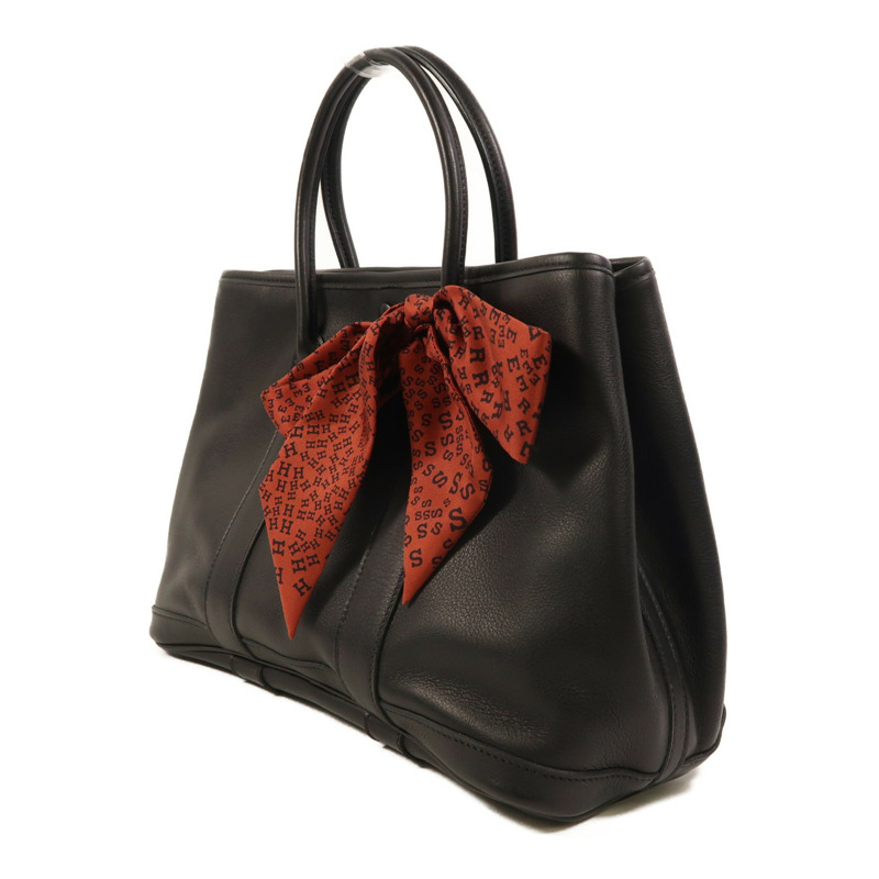 HERMES Swift皮革Twilly Garden Party TPM手挽袋Noir-2