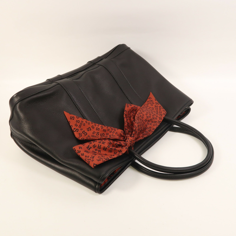 HERMES Swift皮革Twilly Garden Party TPM手挽袋Noir-7