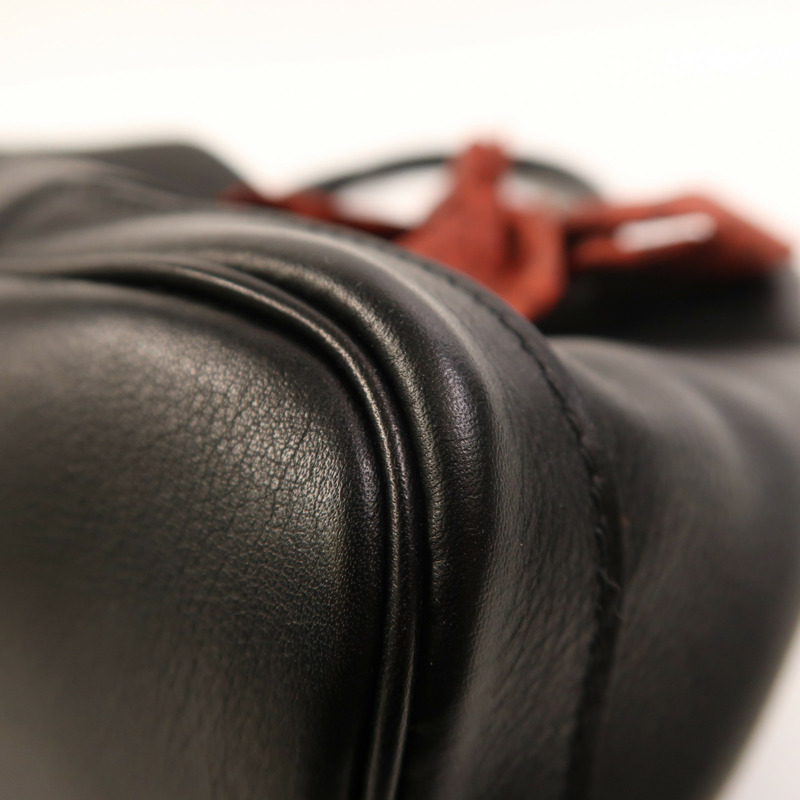 HERMES Swift皮革Twilly Garden Party TPM手挽袋Noir-8