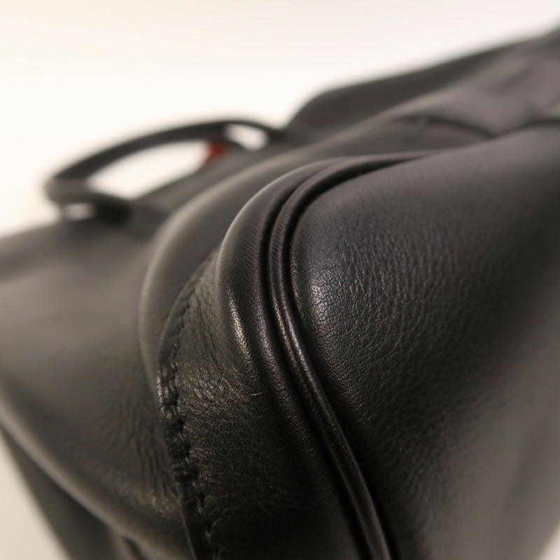 HERMES Swift皮革Twilly Garden Party TPM手挽袋Noir-11
