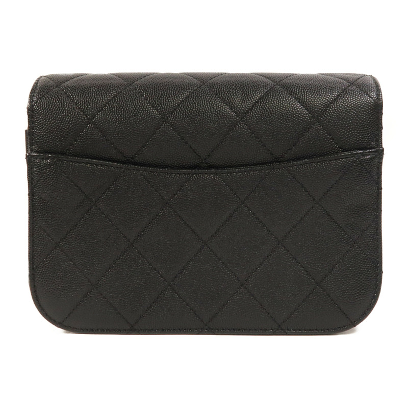 CHANEL 牛皮皮革Shoulder Bag金扣肩背袋-1