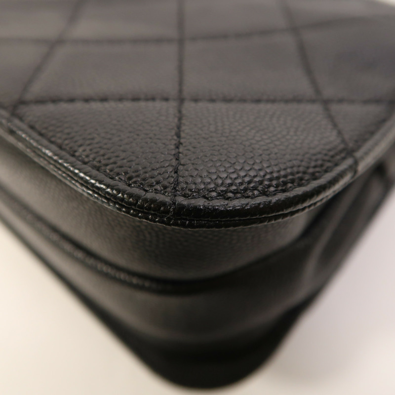 CHANEL 牛皮皮革Shoulder Bag金扣肩背袋-12