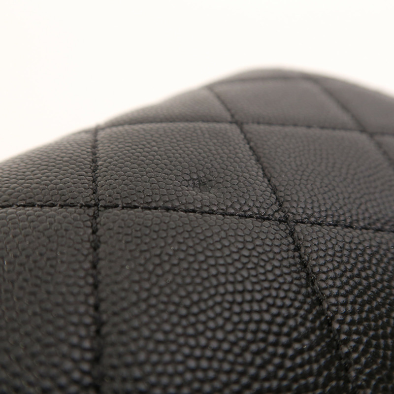 CHANEL 牛皮皮革Shoulder Bag金扣肩背袋-20