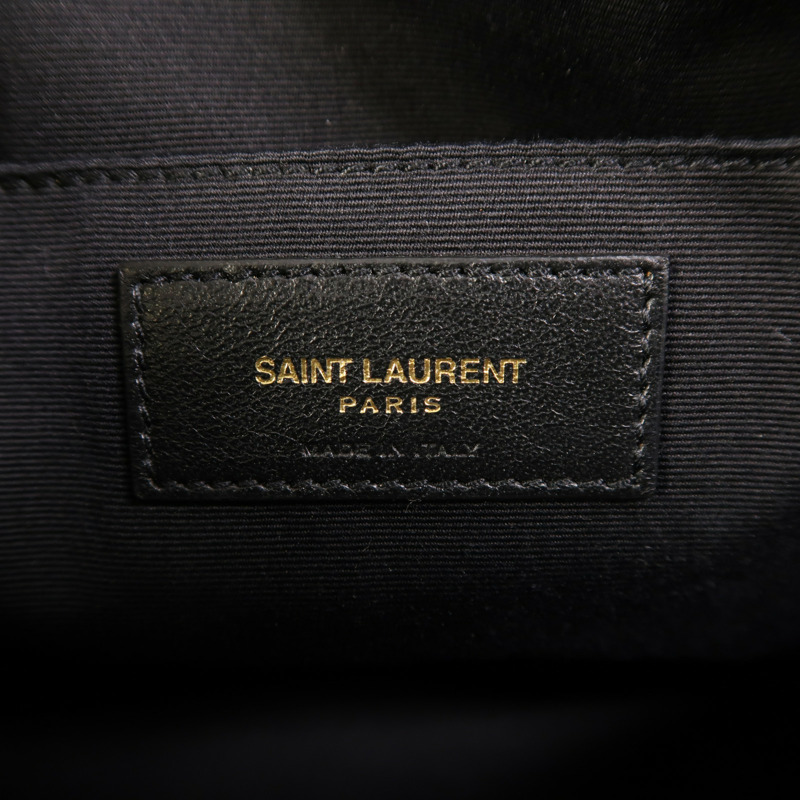 SAINT LAURENT 牛皮皮革Lou Camera Bag金扣肩背袋-5