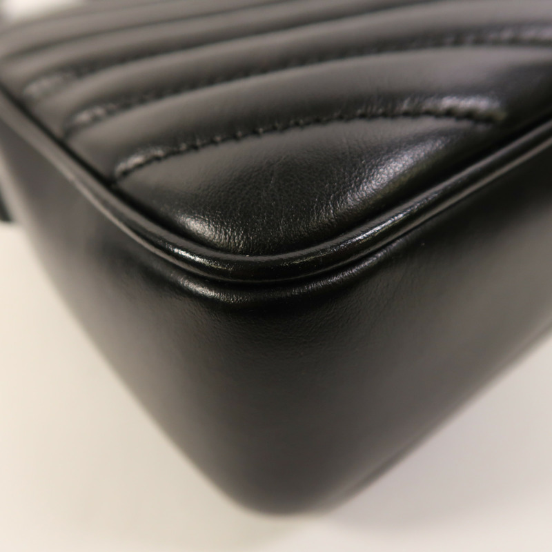 SAINT LAURENT 牛皮皮革Lou Camera Bag金扣肩背袋-13