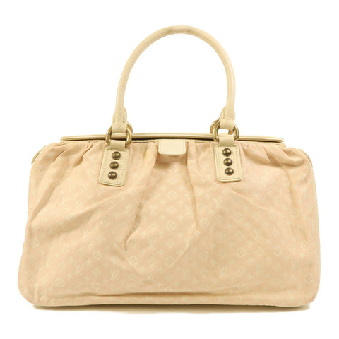 LOUIS VUITTON Monogram Mini Lin Trapeze GM金扣手挽袋