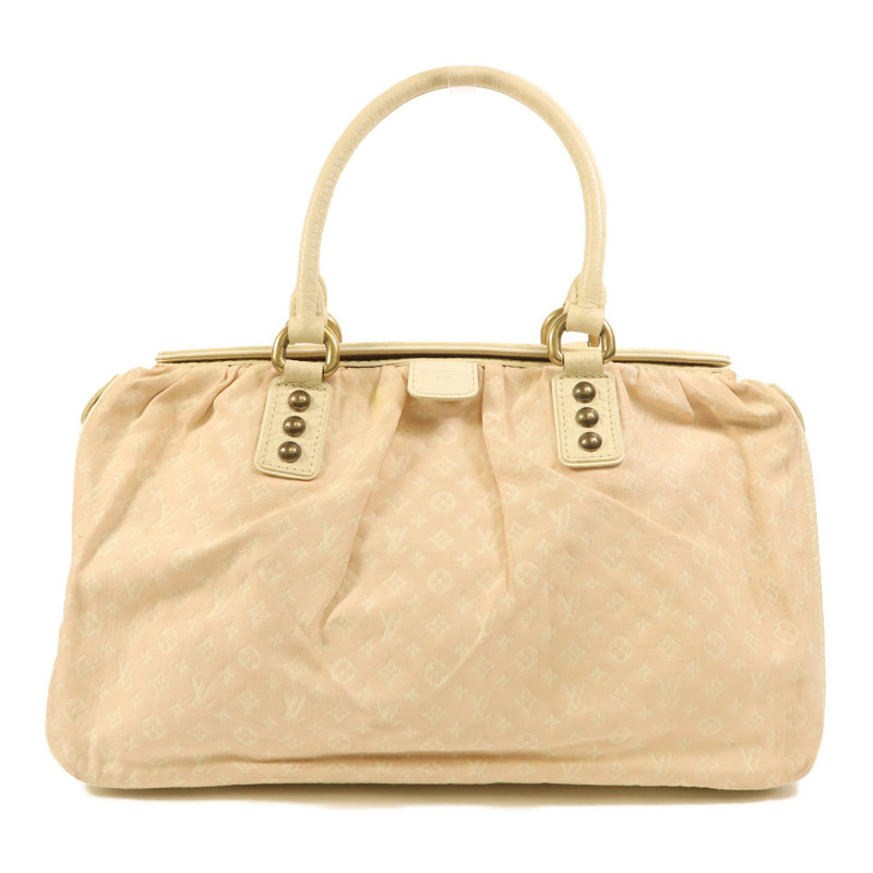 LOUIS VUITTON Monogram Mini Lin Trapeze GM金扣手挽袋-0