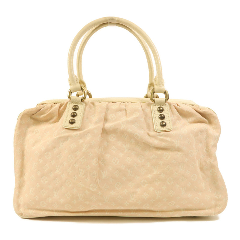 LOUIS VUITTON Monogram Mini Lin Trapeze GM金扣手挽袋-1