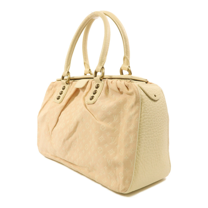 LOUIS VUITTON Monogram Mini Lin Trapeze GM金扣手挽袋-2