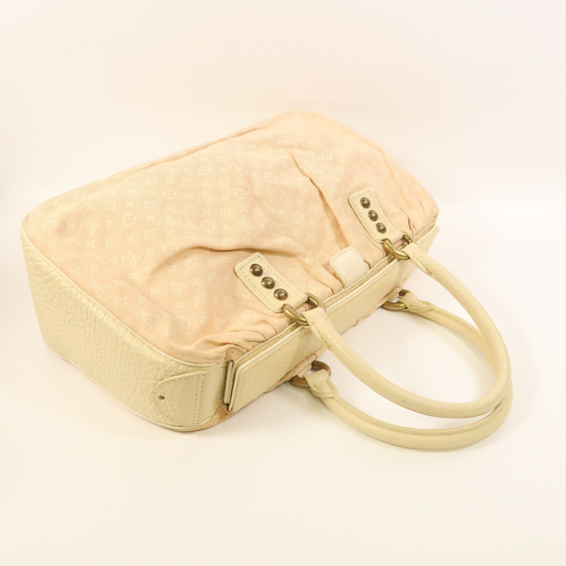 LOUIS VUITTON Monogram Mini Lin Trapeze GM金扣手挽袋-7