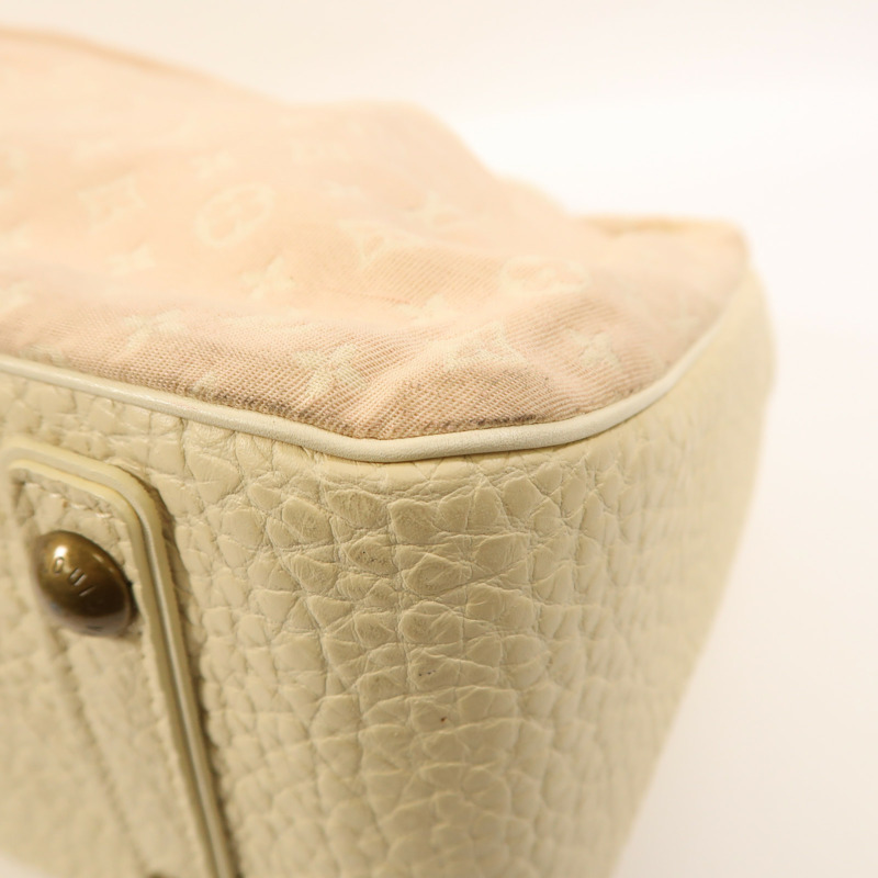 LOUIS VUITTON Monogram Mini Lin Trapeze GM金扣手挽袋-8