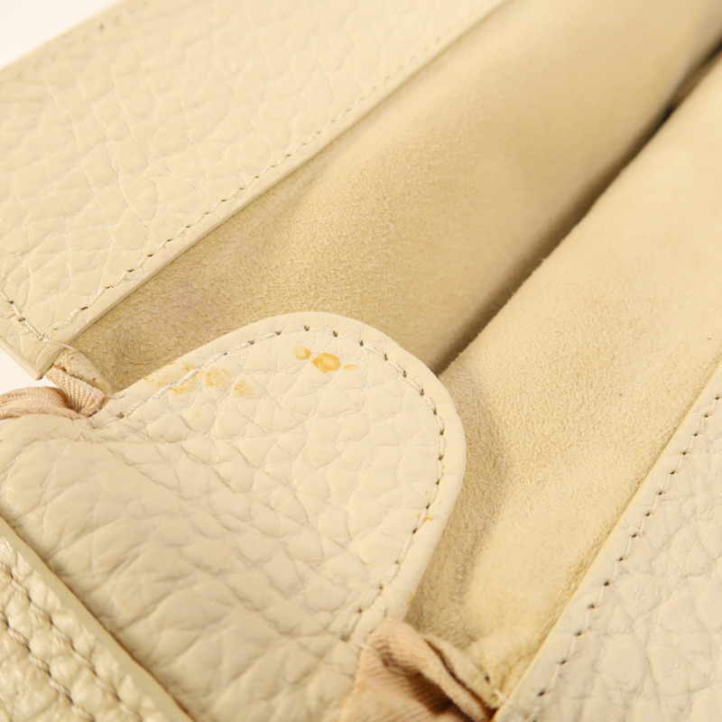 LOUIS VUITTON Monogram Mini Lin Trapeze GM金扣手挽袋-14