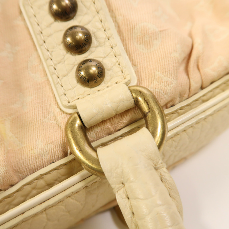 LOUIS VUITTON Monogram Mini Lin Trapeze GM金扣手挽袋-17