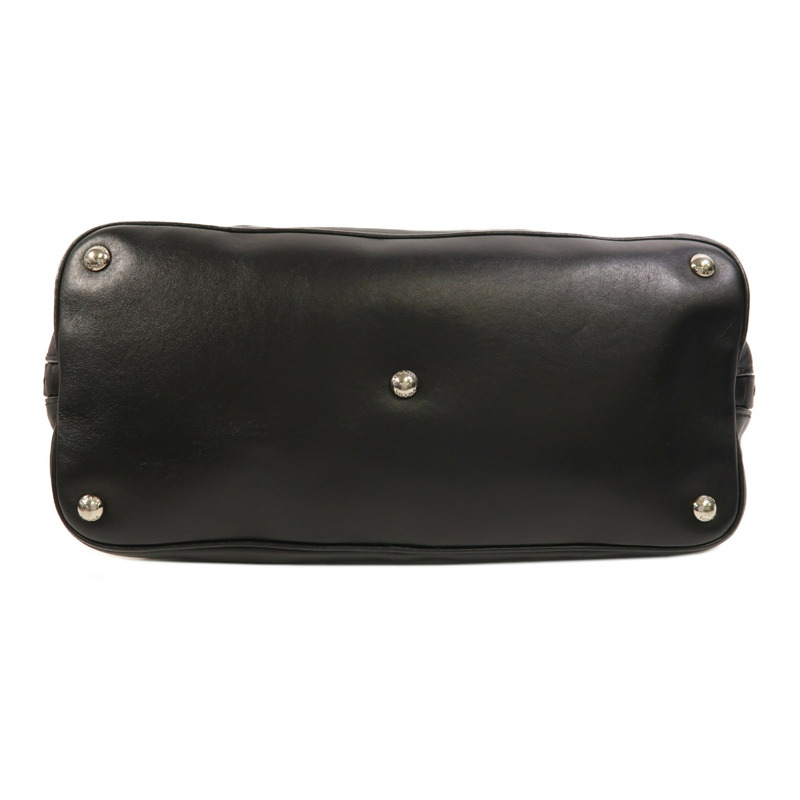 PRADA 牛皮皮革2Way Shoulder銀扣手挽肩背兩用袋-3