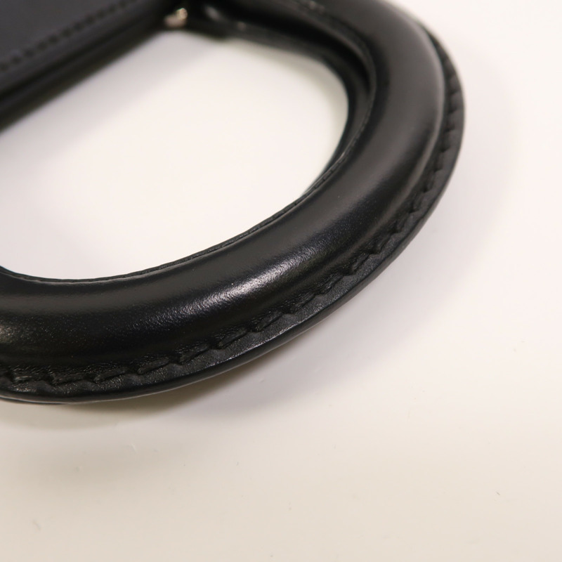 PRADA 牛皮皮革2Way Shoulder銀扣手挽肩背兩用袋-14