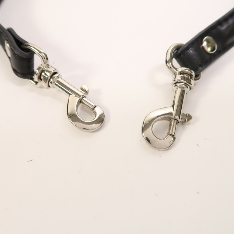 PRADA 牛皮皮革2Way Shoulder銀扣手挽肩背兩用袋-15