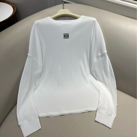 Loewe 男款 羅紋 長袖Tee#L 好價