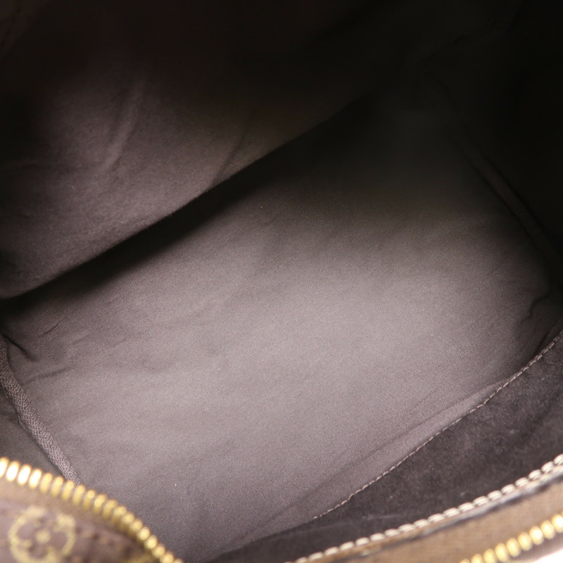 LOUIS VUITTON Monogram Mini Lin Speedy 30金扣手挽袋-4