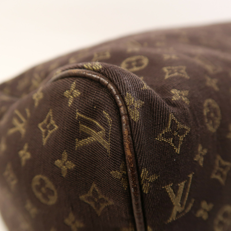 LOUIS VUITTON Monogram Mini Lin Speedy 30金扣手挽袋-10