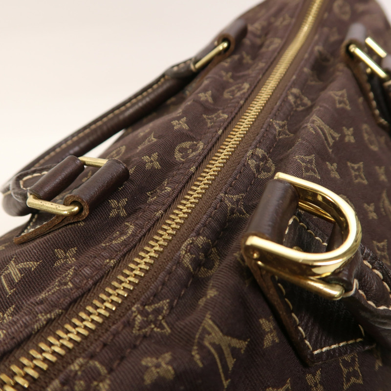 LOUIS VUITTON Monogram Mini Lin Speedy 30金扣手挽袋-13