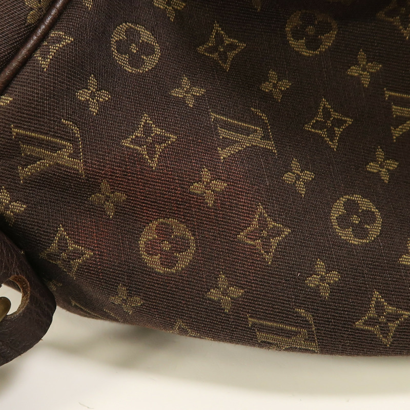 LOUIS VUITTON Monogram Mini Lin Speedy 30金扣手挽袋-20