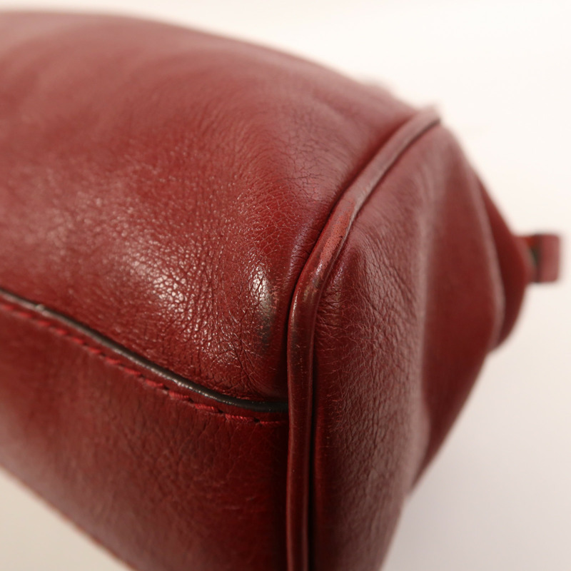 GUCCI 牛皮皮革Liber金扣手挽肩背兩用袋-10