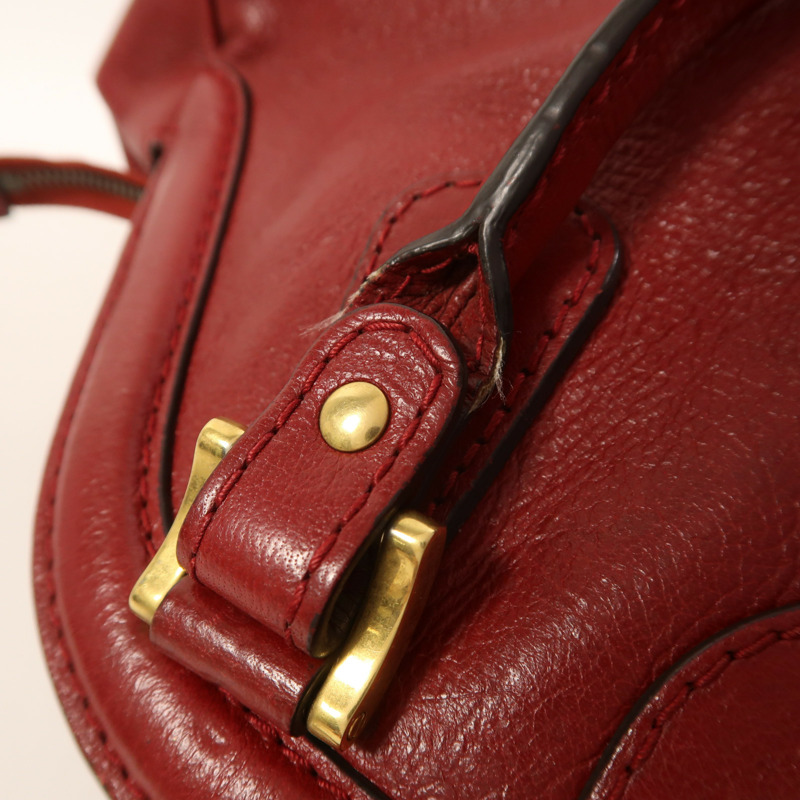 GUCCI 牛皮皮革Liber金扣手挽肩背兩用袋-13