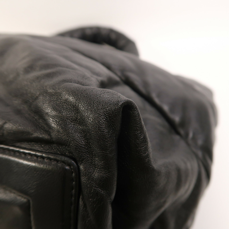 CHANEL 牛皮皮革Coco Cocoon銀扣手挽袋-8