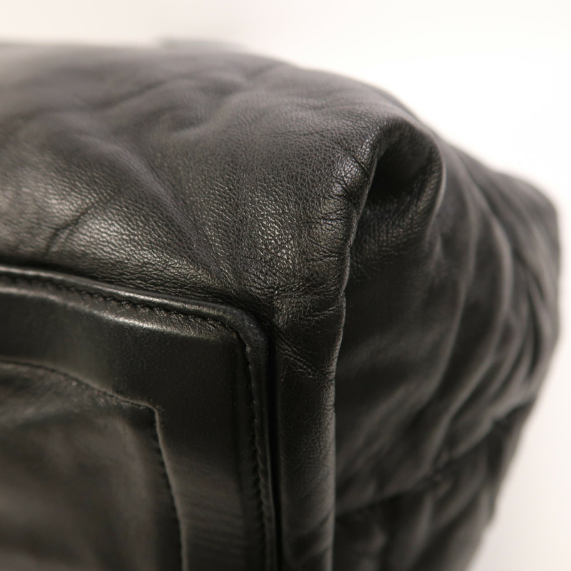 CHANEL 牛皮皮革Coco Cocoon銀扣手挽袋-10